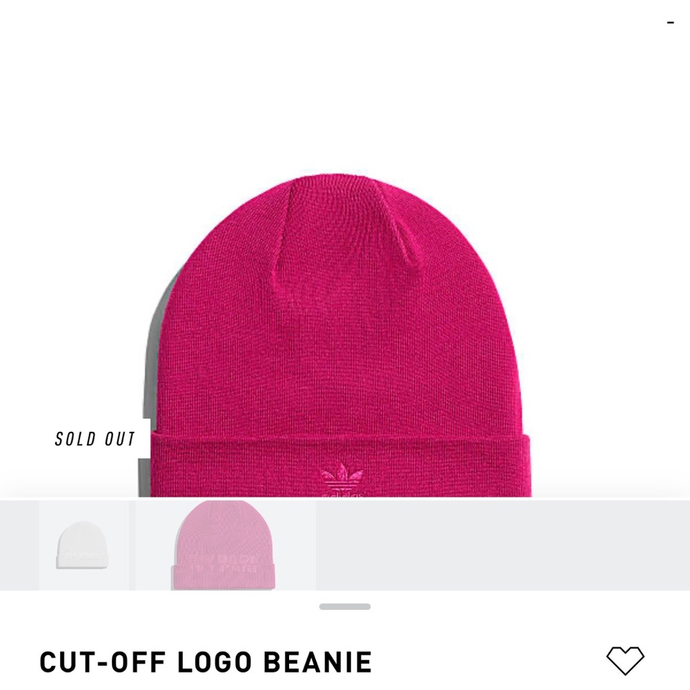 Ivy park beanie hot pink color- brand new.